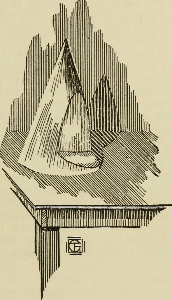 An illustration from Free hand drawing and designing, 1919, leaf 26