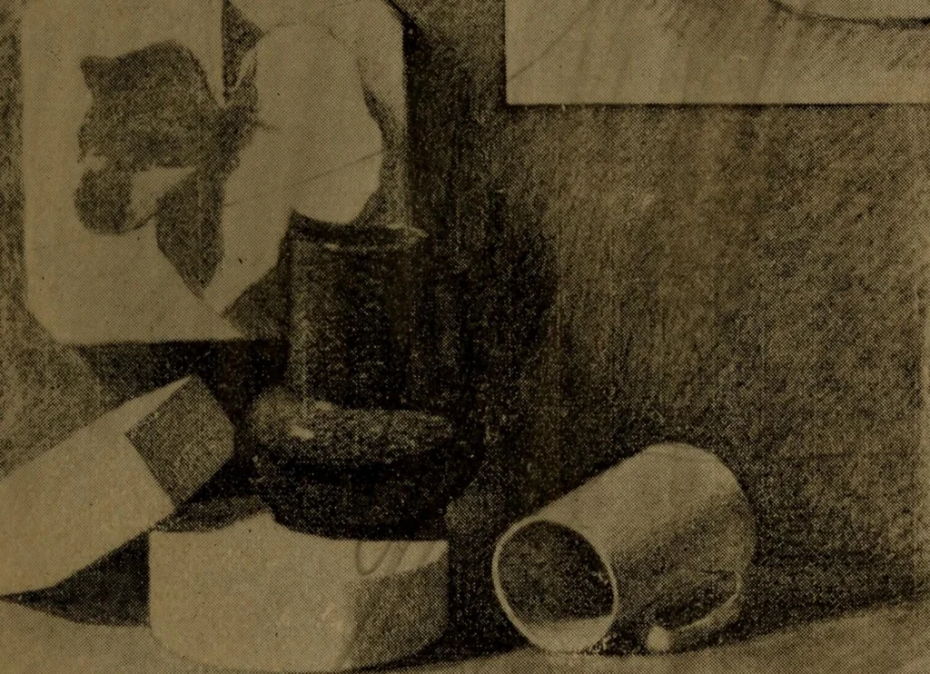 An illustration from Free-hand drawing, light and shade and free-hand perspective : for the use of art students and teachers, 1904, leaf 5