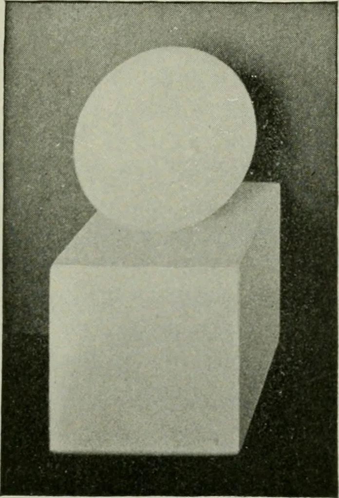 An illustration from Free-hand drawing : a manual for teachers and students, 1904, leaf 102