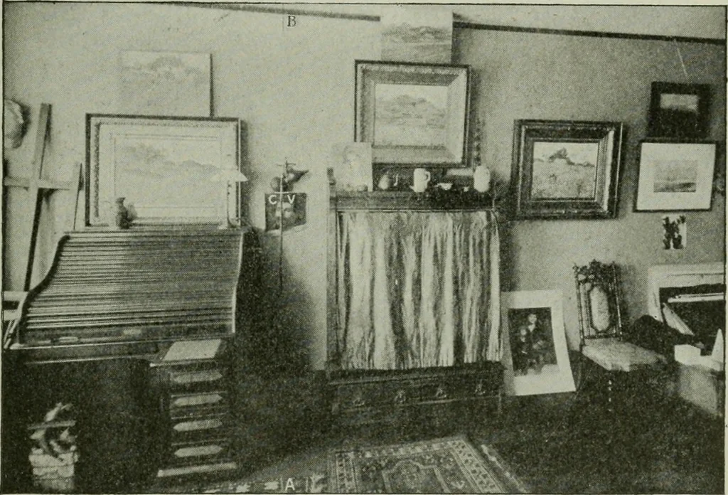 An illustration from Free-hand drawing : a manual for teachers and students, 1904, leaf 120