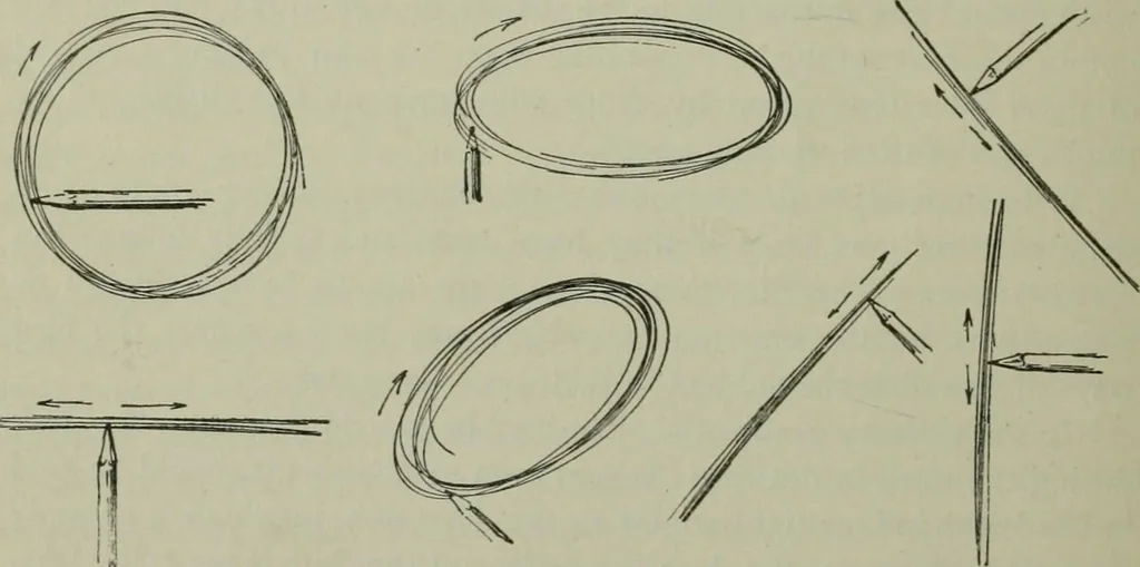 An illustration from Free-hand drawing : a manual for teachers and students, 1904, leaf 49
