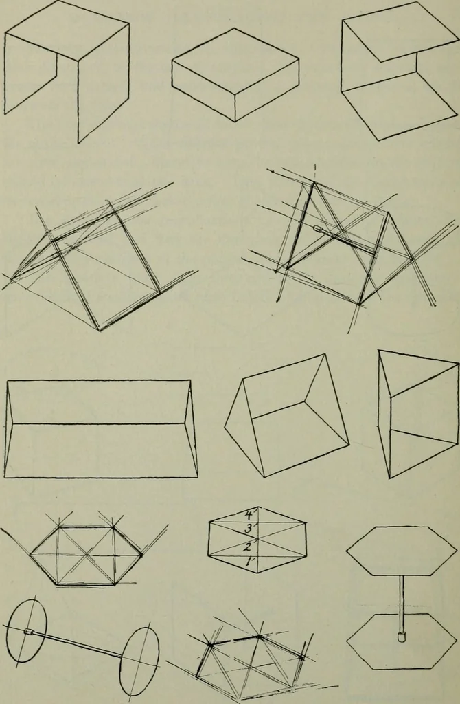 An illustration from Free-hand drawing : a manual for teachers and students, 1904, leaf 87