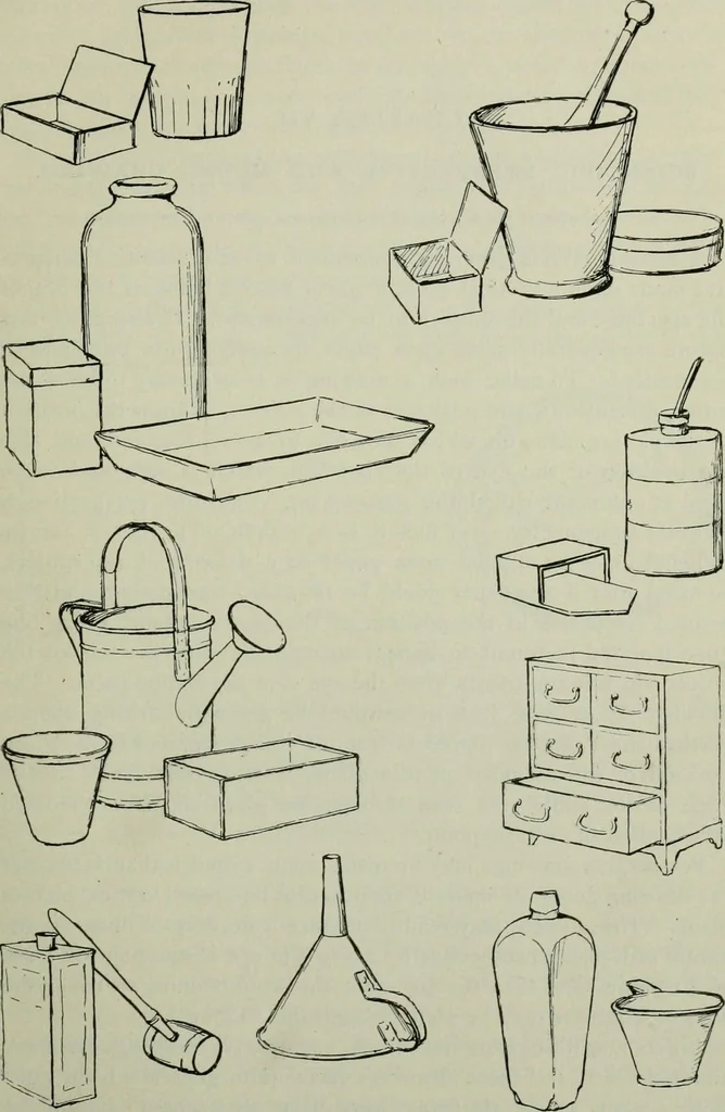 An illustration from Free-hand drawing : a manual for teachers and students, 1904, leaf 94