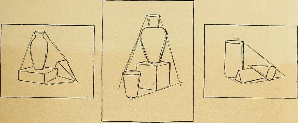 An illustration from Free-hand drawing : a manual for teachers and students, 1898, leaf 147