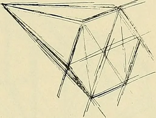 An illustration from Free-hand drawing : a manual for teachers and students, 1898, leaf 91