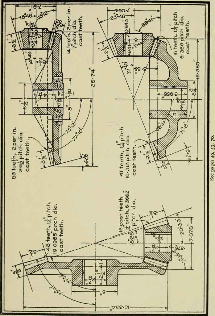 An illustration from Free-hand lettering : being a treatise on plain lettering from the pracitical standpoint for use in engineering schools and colleges, 1906, leaf 135