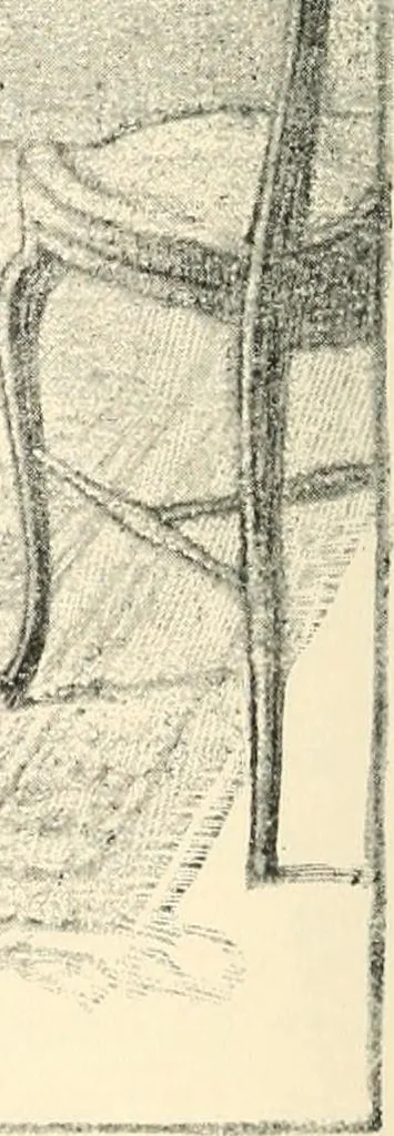 An illustration from Freehand perspective and sketching; principles and methods of expression in the pictorial representation of common objects, interiors, buildings and landscapes, 1916, leaf 133