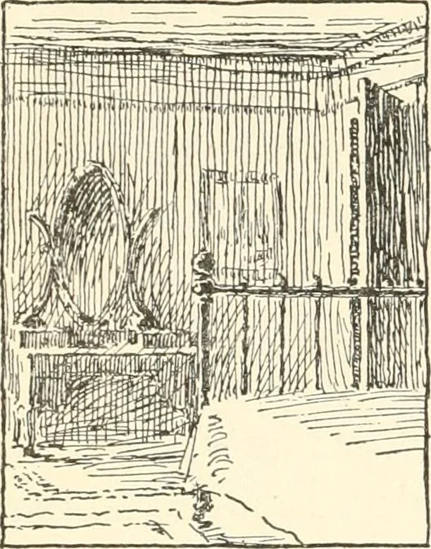 An illustration from Freehand perspective and sketching; principles and methods of expression in the pictorial representation of common objects, interiors, buildings and landscapes, 1916, leaf 135