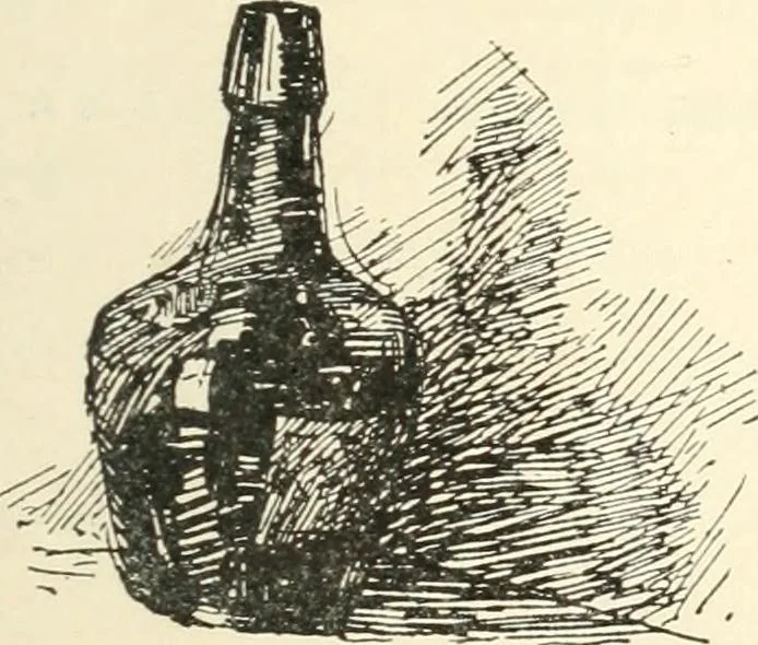 An illustration from Freehand perspective and sketching; principles and methods of expression in the pictorial representation of common objects, interiors, buildings and landscapes, 1916, leaf 168