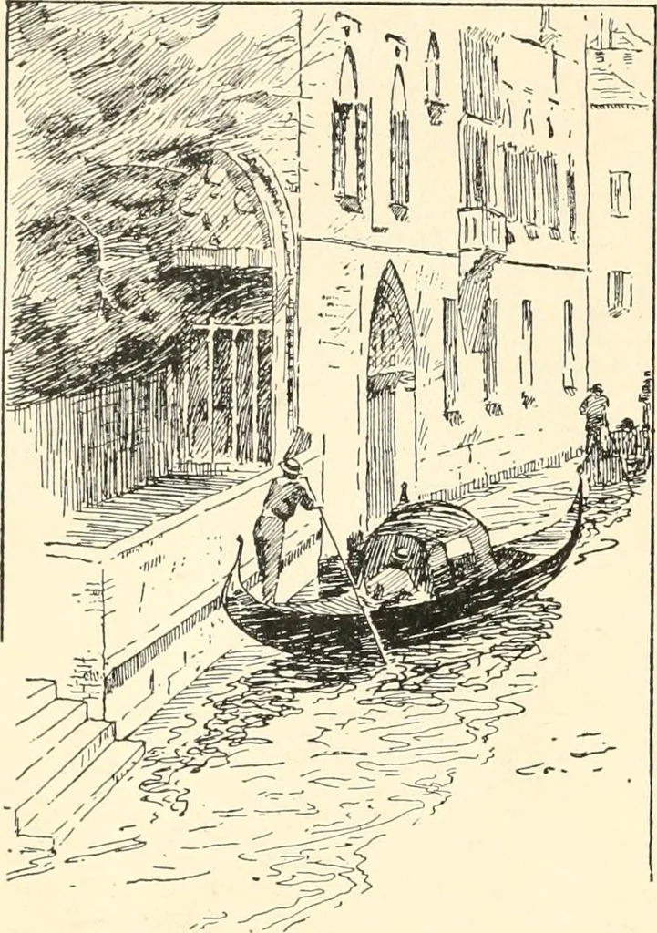 An illustration from Freehand perspective and sketching; principles and methods of expression in the pictorial representation of common objects, interiors, buildings and landscapes, 1916, leaf 177
