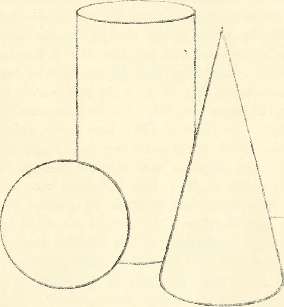 An illustration from Freehand perspective and sketching; principles and methods of expression in the pictorial representation of common objects, interiors, buildings and landscapes, 1916, leaf 180