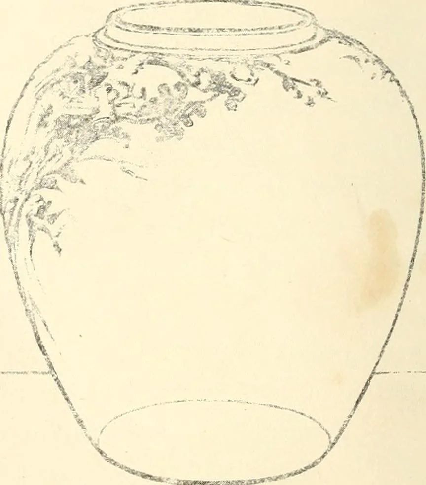 An illustration from Freehand perspective and sketching; principles and methods of expression in the pictorial representation of common objects, interiors, buildings and landscapes, 1916, leaf 31