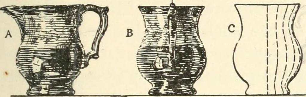 An illustration from Freehand perspective and sketching; principles and methods of expression in the pictorial representation of common objects, interiors, buildings and landscapes, 1916, leaf 40