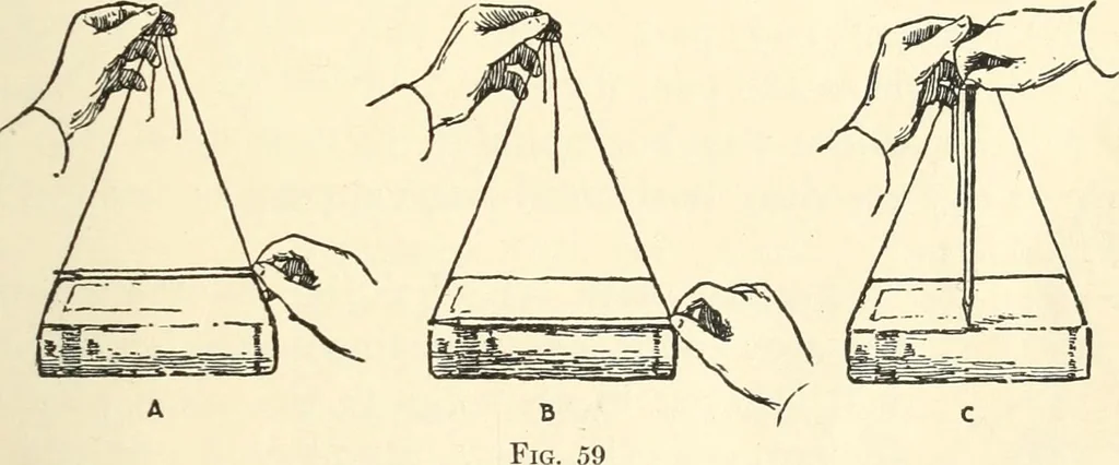 An illustration from Freehand perspective and sketching; principles and methods of expression in the pictorial representation of common objects, interiors, buildings and landscapes, 1916, leaf 58