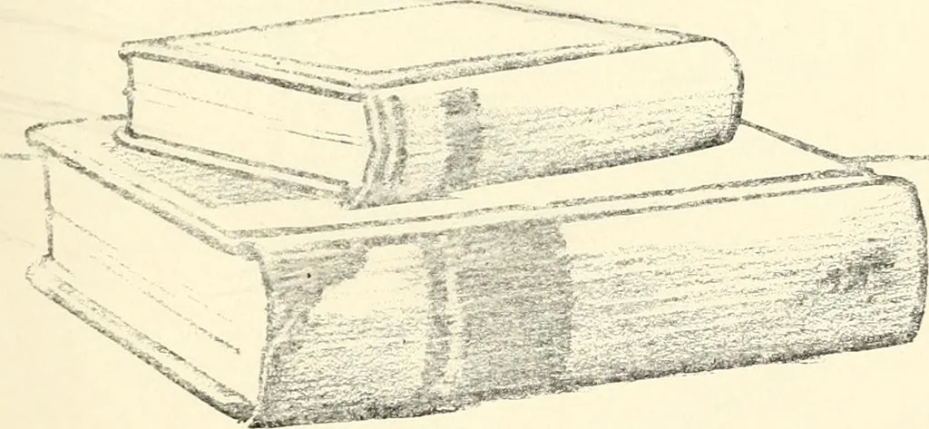 An illustration from Freehand perspective and sketching; principles and methods of expression in the pictorial representation of common objects, interiors, buildings and landscapes, 1916, leaf 80