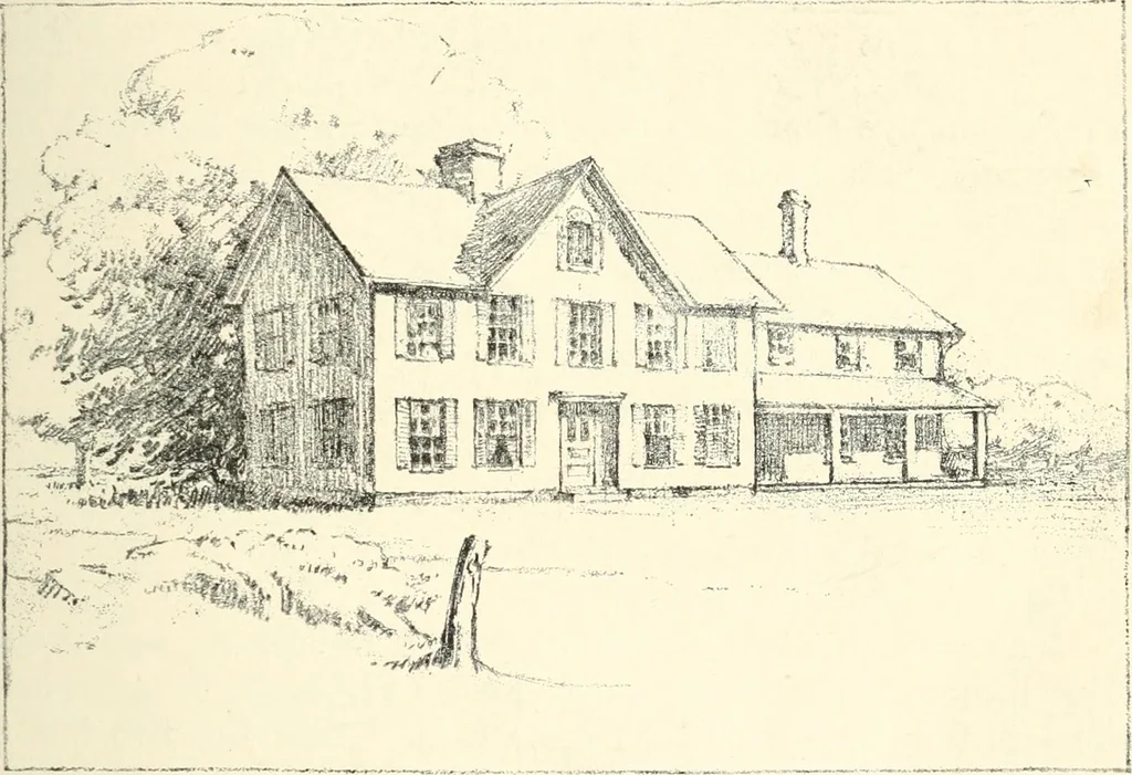 An illustration from Freehand perspective and sketching; principles and methods of expression in the pictorial representation of common objects, interiors, buildings and landscapes, 1916, leaf 88