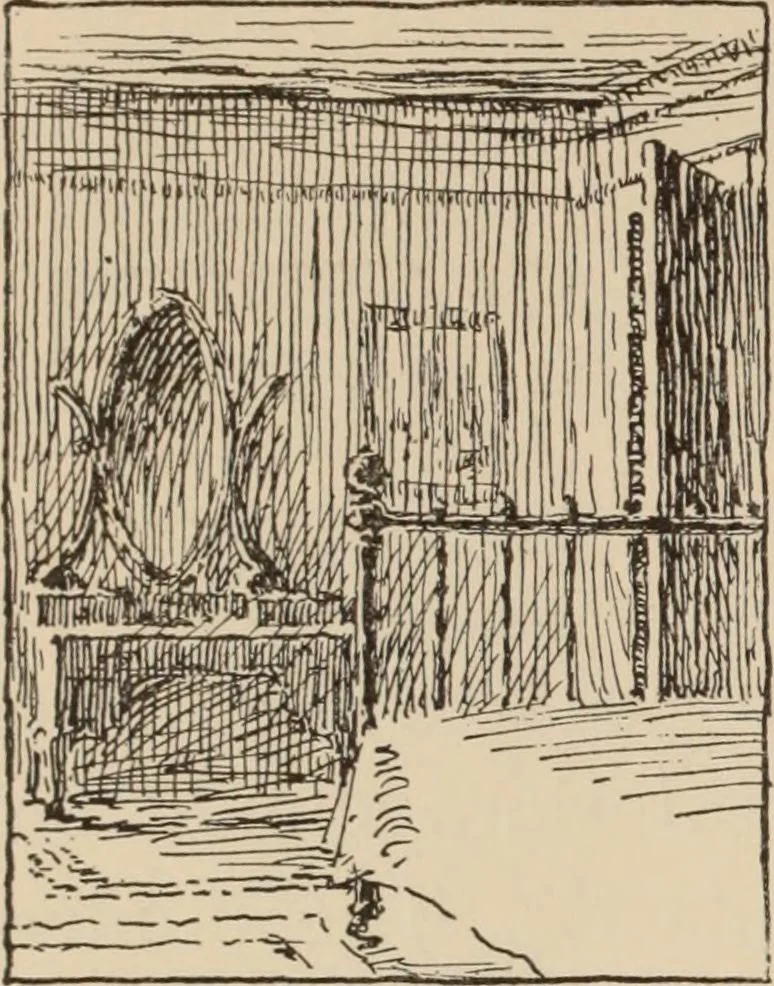 An illustration from Freehand perspective and sketching; principles and methods of expression in the pictorial representation of common objects, interiors, buildings and landscapes, 1910, leaf 133