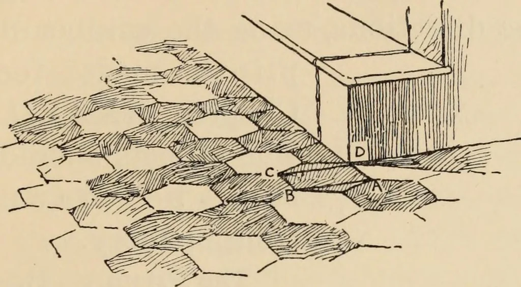 An illustration from Freehand perspective and sketching; principles and methods of expression in the pictorial representation of common objects, interiors, buildings and landscapes, 1910, leaf 144
