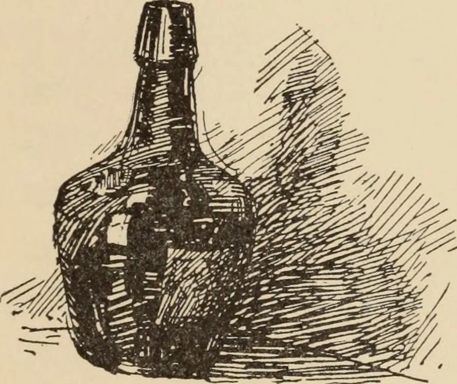 An illustration from Freehand perspective and sketching; principles and methods of expression in the pictorial representation of common objects, interiors, buildings and landscapes, 1910, leaf 166
