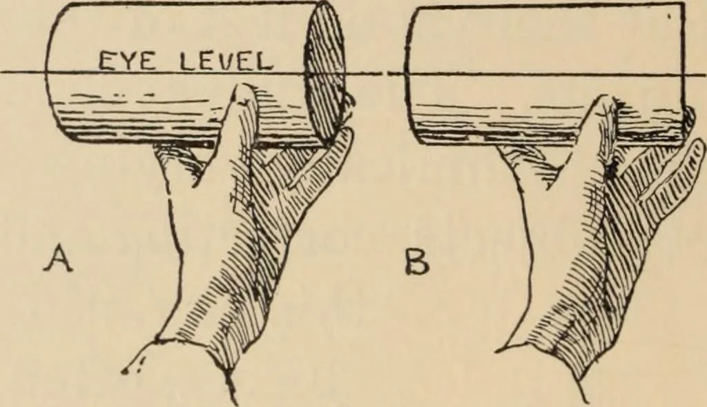 An illustration from Freehand perspective and sketching; principles and methods of expression in the pictorial representation of common objects, interiors, buildings and landscapes, 1910, leaf 27