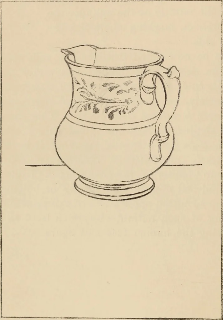 An illustration from Freehand perspective and sketching; principles and methods of expression in the pictorial representation of common objects, interiors, buildings and landscapes, 1910, leaf 37
