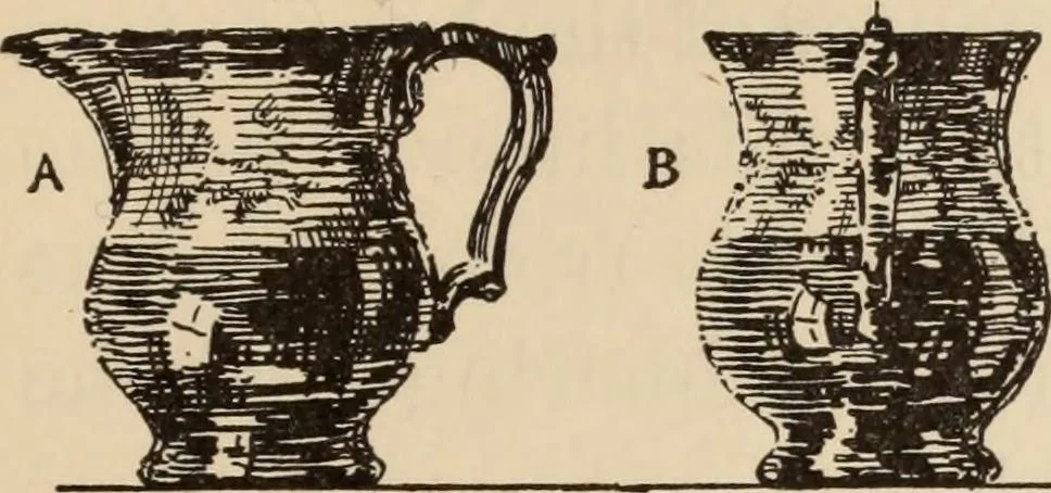 An illustration from Freehand perspective and sketching; principles and methods of expression in the pictorial representation of common objects, interiors, buildings and landscapes, 1910, leaf 38