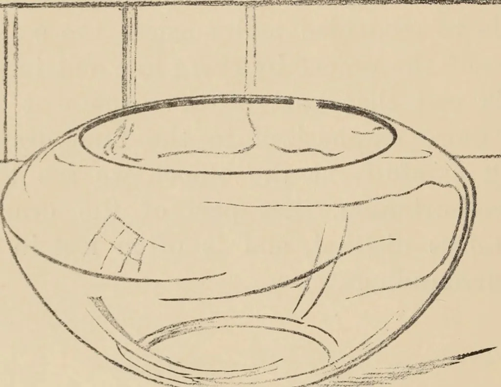 An illustration from Freehand perspective and sketching; principles and methods of expression in the pictorial representation of common objects, interiors, buildings and landscapes, 1910, leaf 41