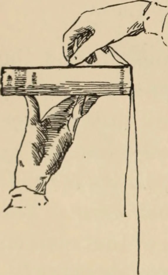 An illustration from Freehand perspective and sketching; principles and methods of expression in the pictorial representation of common objects, interiors, buildings and landscapes, 1910, leaf 55