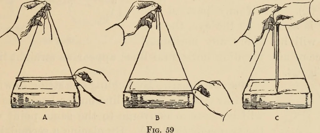 An illustration from Freehand perspective and sketching; principles and methods of expression in the pictorial representation of common objects, interiors, buildings and landscapes, 1910, leaf 56