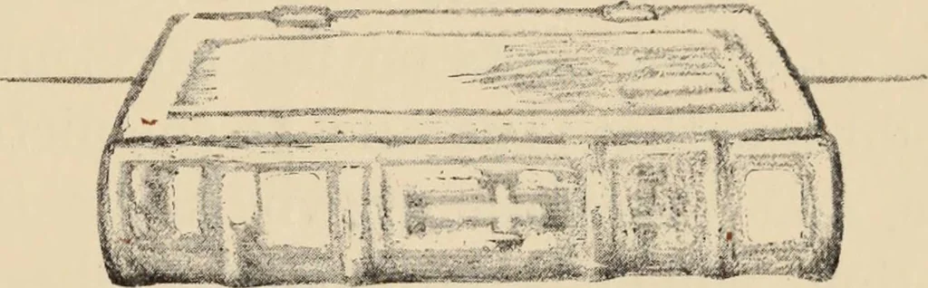 An illustration from Freehand perspective and sketching; principles and methods of expression in the pictorial representation of common objects, interiors, buildings and landscapes, 1910, leaf 60