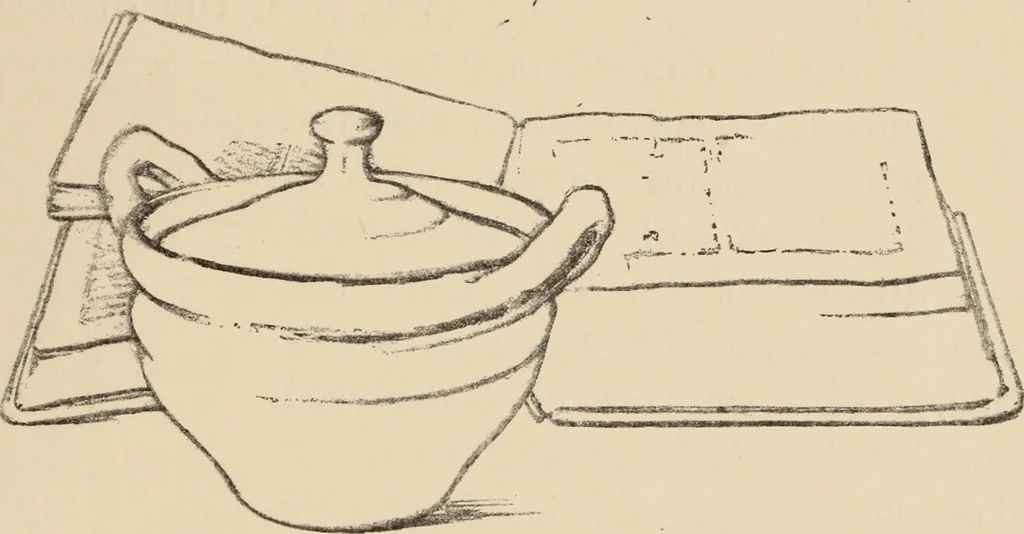 An illustration from Freehand perspective and sketching; principles and methods of expression in the pictorial representation of common objects, interiors, buildings and landscapes, 1910, leaf 62