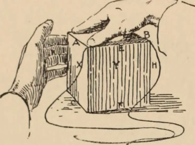 An illustration from Freehand perspective and sketching; principles and methods of expression in the pictorial representation of common objects, interiors, buildings and landscapes, 1910, leaf 67