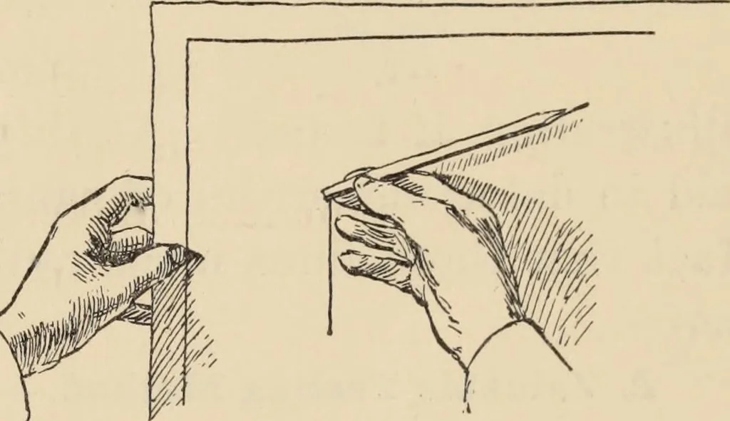 An illustration from Freehand perspective and sketching; principles and methods of expression in the pictorial representation of common objects, interiors, buildings and landscapes, 1910, leaf 72