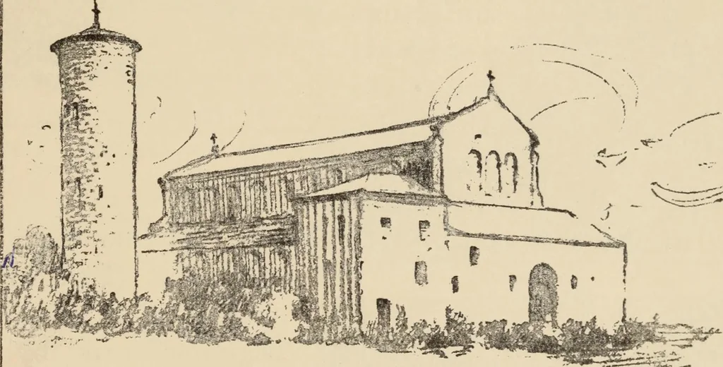An illustration from Freehand perspective and sketching; principles and methods of expression in the pictorial representation of common objects, interiors, buildings and landscapes, 1910, leaf 98