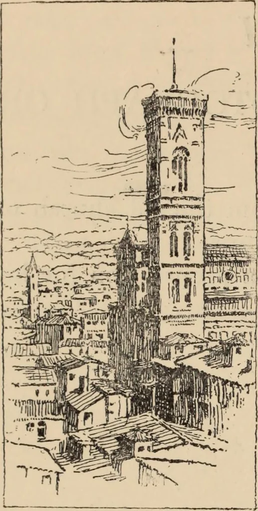 An illustration from Freehand perspective and sketching; principles and methods of expression in the pictorial representation of common objects, interiors, buildings and landscapes, 1910, leaf 99