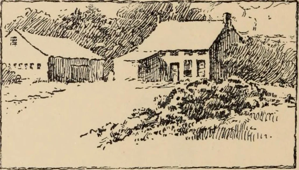 An illustration from Freehand perspective and sketching; principles and methods of expression in the pictorial representation of common objects, interiors, buildings and landscapes, 1910, leaf 99