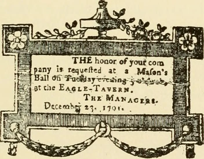 An illustration from Freemasonry in Northumberland, 1911, leaf 110