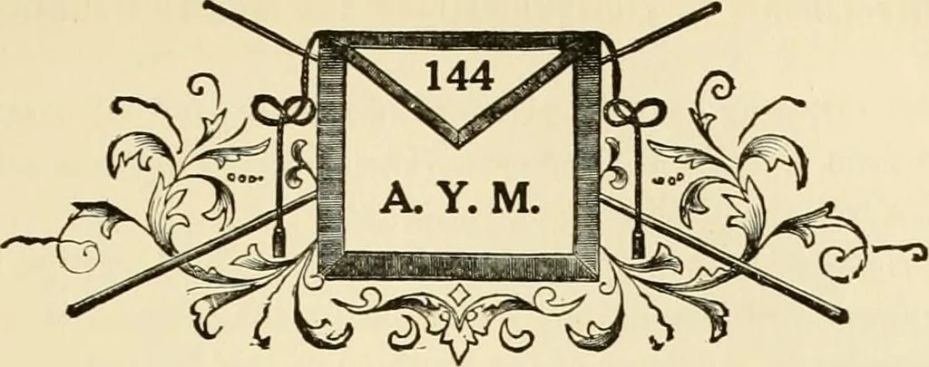 An illustration from Freemasonry in Northumberland, 1911, leaf 250
