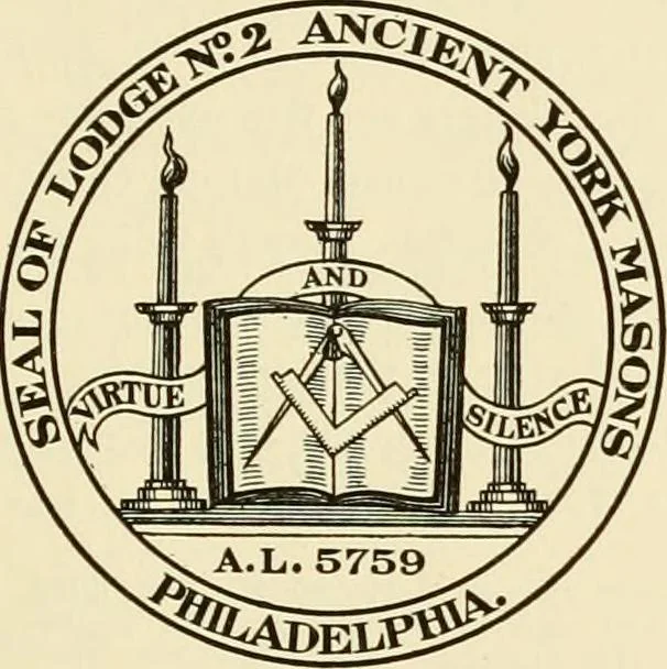 An illustration from Freemasonry in Northumberland, 1911, leaf 428