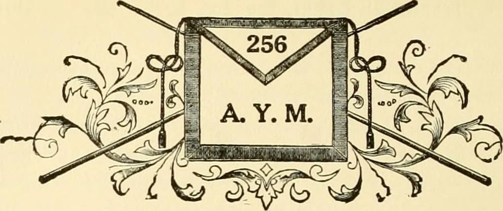 An illustration from Freemasonry in Northumberland, 1911, leaf 443