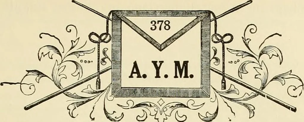 An illustration from Freemasonry in Northumberland, 1911, leaf 478
