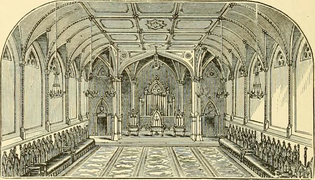 An illustration from Freemasonry in Northumberland, 1911, leaf 567