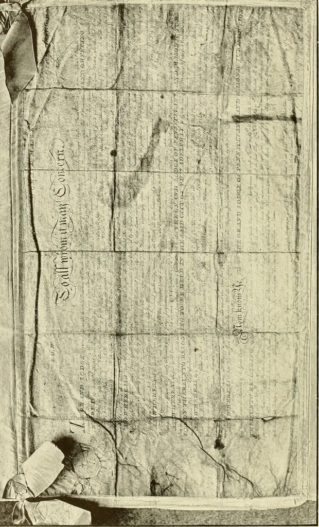 An illustration from Freemasonry in Northumberland, 1911, leaf 9