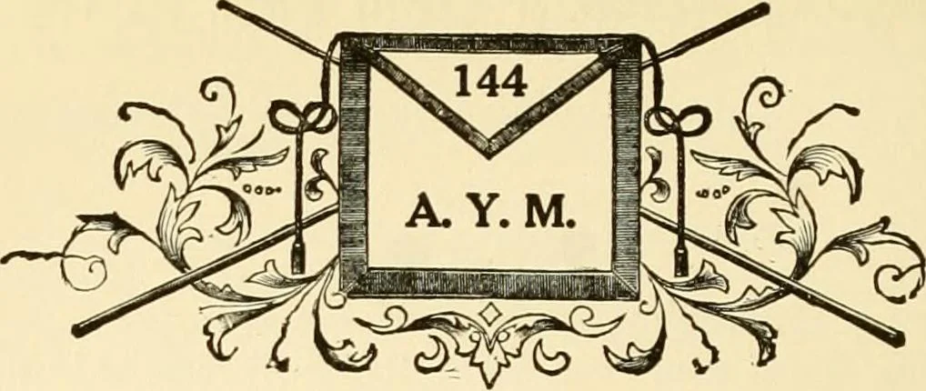 An illustration from Freemasonry in Northumberland, 1911, leaf 137