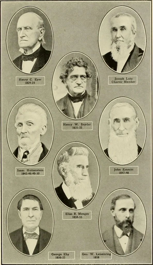 An illustration from Freemasonry in Northumberland, 1911, leaf 158