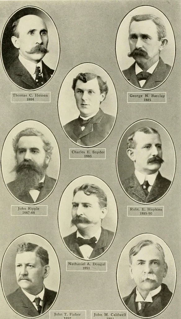 An illustration from Freemasonry in Northumberland, 1911, leaf 308