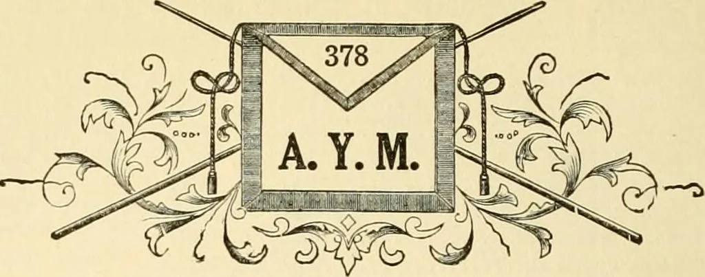 An illustration from Freemasonry in Northumberland, 1911, leaf 353