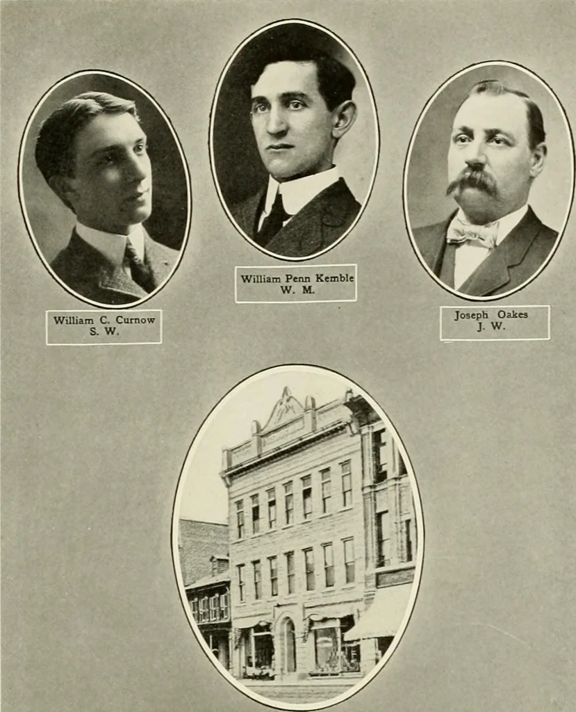 An illustration from Freemasonry in Northumberland, 1911, leaf 388