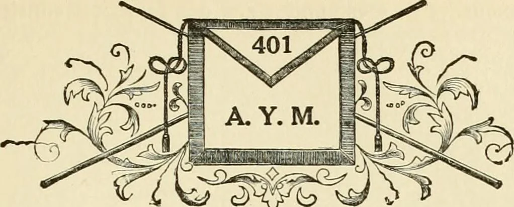 An illustration from Freemasonry in Northumberland, 1911, leaf 402