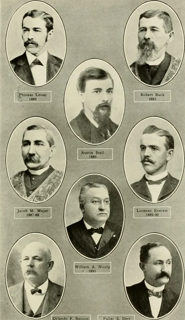 An illustration from Freemasonry in Northumberland, 1911, leaf 420